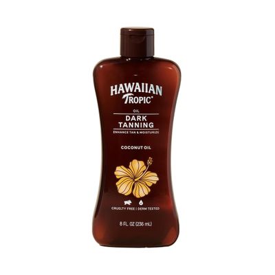 Hawaiian Tropic Dark Tanning Sun Care Moisturizing Oil - 8 Ounce