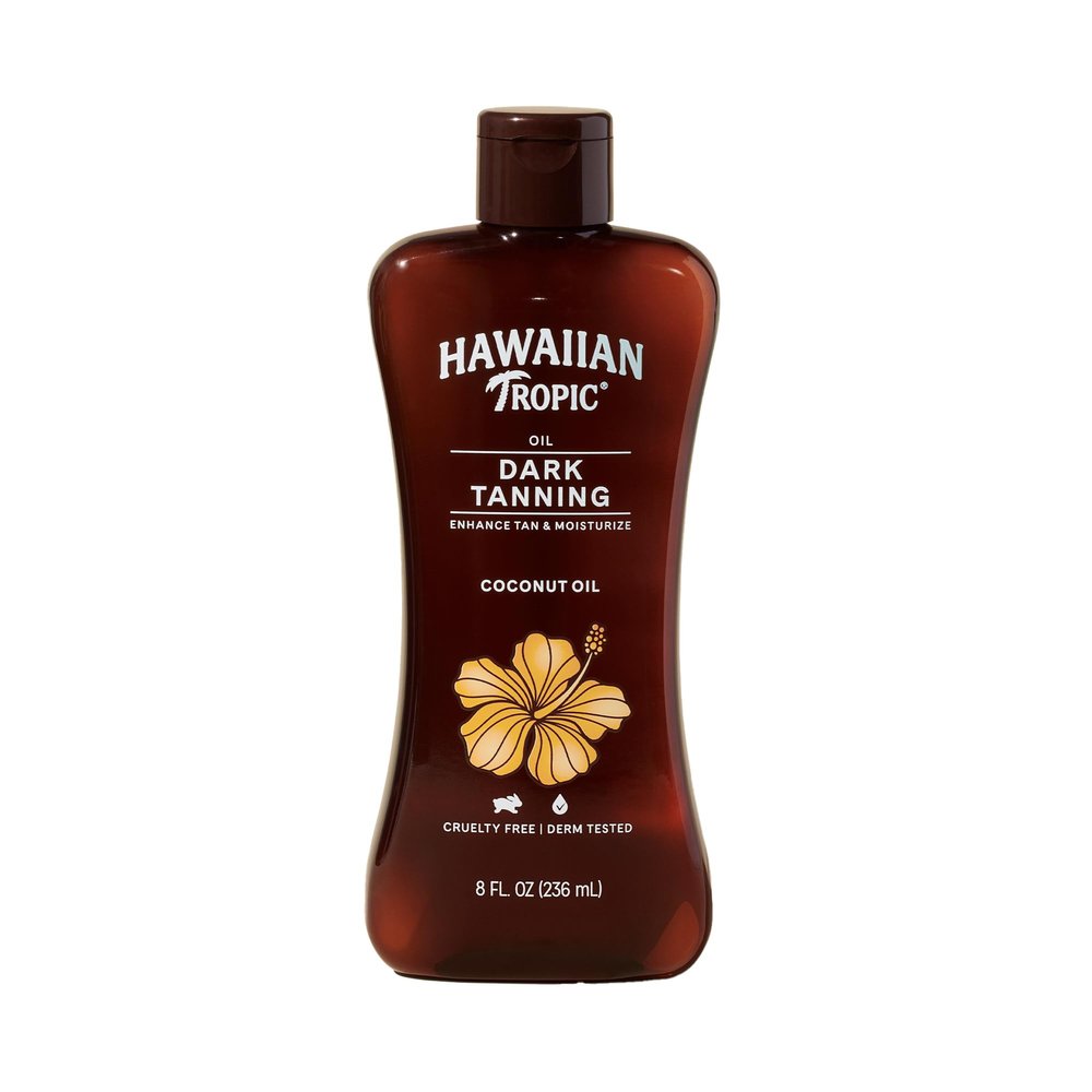 Hawaiian Tropic Dark Tanning Sun Care Moisturizing Oil - 8 Ounce