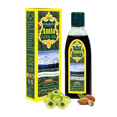 Vaadi Herbals Amla Cool Oil With Brahmi & Amla Extract 200Ml