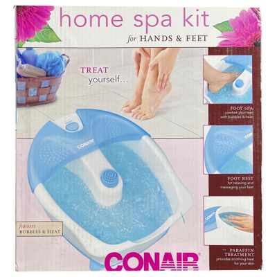 Conair Home Bubbling Spa for Hands & Feet Paraffin Bath