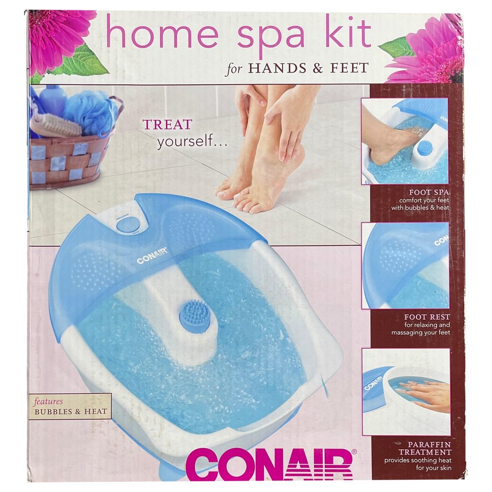 Conair Home Bubbling Spa for Hands & Feet Paraffin Bath