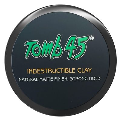 Tomb45 Indestructible Hair Clay, High Strong Hold with Matte Finish Hair Styling Product