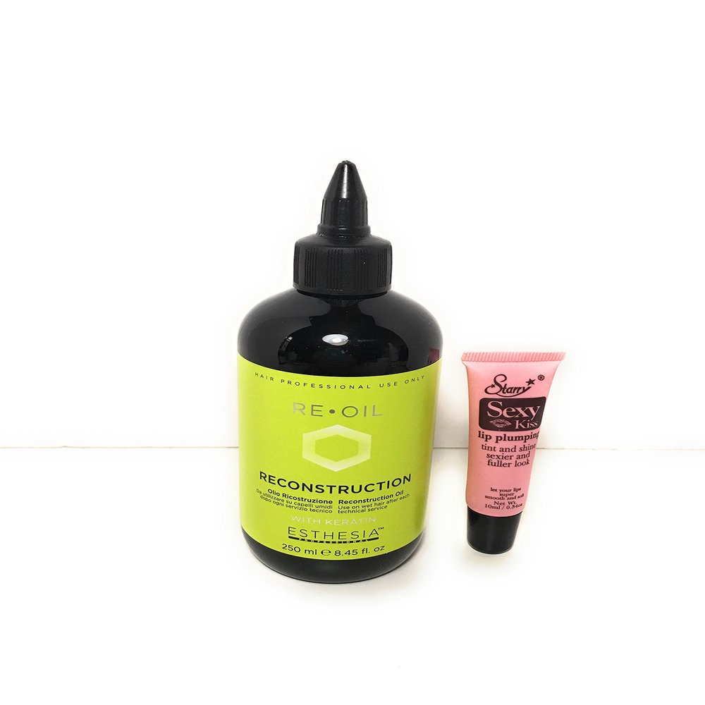 Maxima Esthesia Re.Oil Reconstruction Oil 250ml /8.45 oz -Free Starry Lip Plumping Gloss 10ml