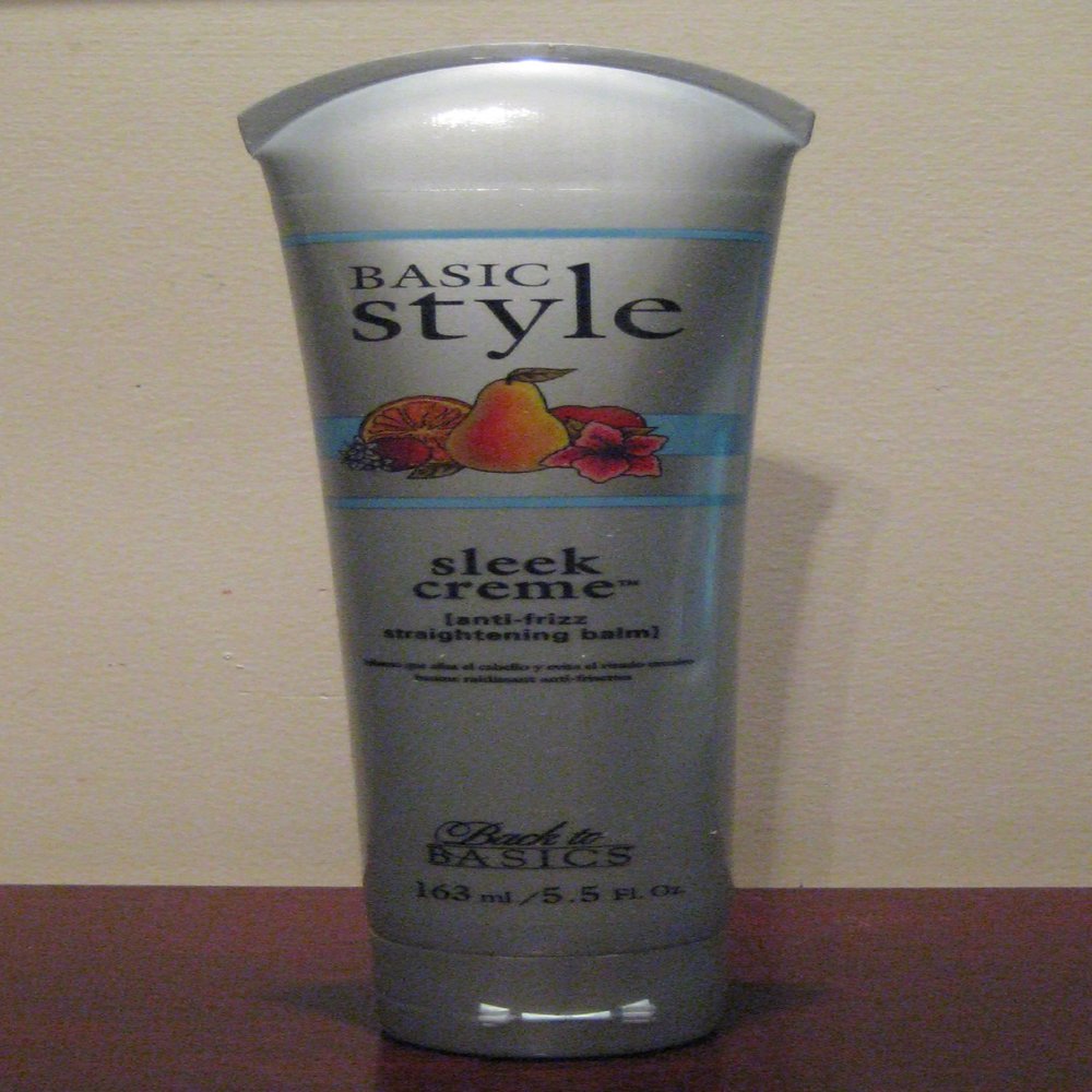 Back to Basics Basic Style Sleek Creme Anti Frizz Straightening Balm 5.5 Oz