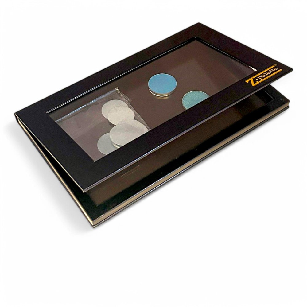 Z Palette Large Magnetic Makeup Palette, Empty Magnetic Palette, Universal Magnet makeup palette for Eyeshadows, Powders, Customizable Beauty Organizer with Clear Window