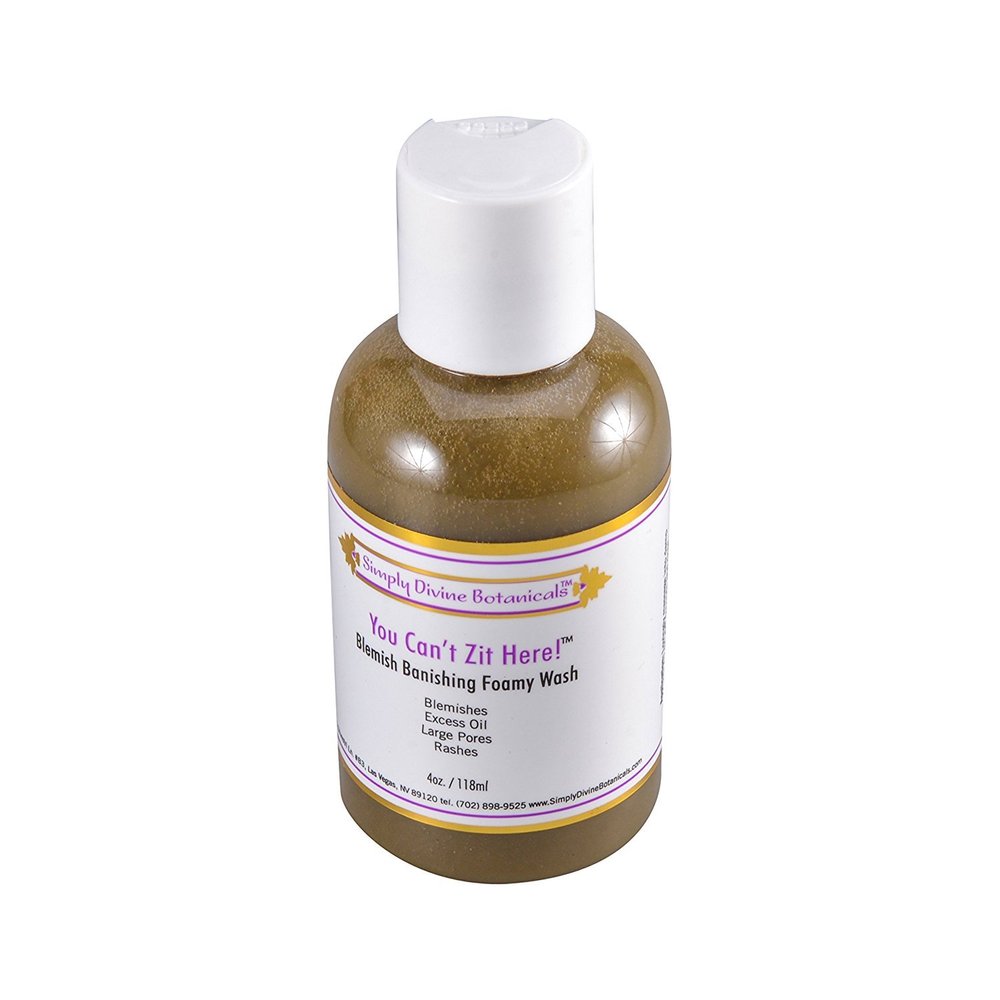 Simply Divine Botanicals You Can't Zit Here! Blemish Banishing Foamy Wash, 4 oz