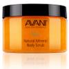 Avani Natural Mineral Body Scrub - Dead Sea Salt, Vitamin E, Jojoba, Sunflower, Sweet Almond - Exfoliating Formula for All Skin Types - Milk/Honey view 2