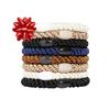 Brown and Black Hair Ties for Thick Hair, Grab & Go Ponytail Holders, 8 Pack, Classic, Thick No-Crease Bands with Strong Hold, Damage-Free Design, Everyday Neutral Style | L. Erickson view 1
