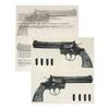 10 x Gun Tattoo - 10 Guns Tattoo - Gangster Revolver Tattoo (10) view 1