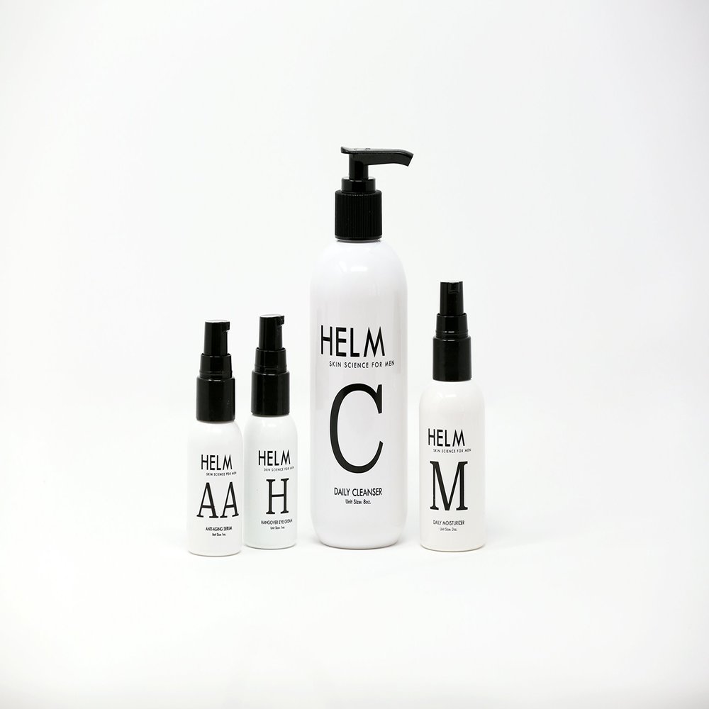 Anti-Aging and Repairing Serum, Hangover Eye Cream, Daily moisturizer & Cleanser