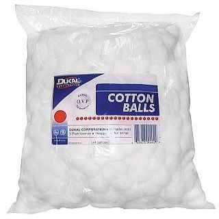 Cotton Balls, Non-sterile, Medium, 2000 Cotton Balls Per Bag, 2 Bags Per Case.