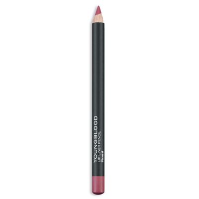 Youngblood Clean Luxury Cosmetics Lip Liner Pencil, Rose | Long Lasting Creamy Matte Lip Liner Pencil | Cruelty Free, Paraben Free, Gluten Free, Vegan