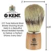 Kent VS70 Natural Badger Bristle Beechwood Shaving Brush for Men for Safety Razor, Shaving Razors for Men. Perfect Lather Shaving Brush for Shave Cream, Shaving Soap. Kent Luxury Shaving Since 1777 view 2