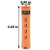 36 pc of COTU (R) Hair Perm Rods Jumbo Size - Tangerine Color view 3