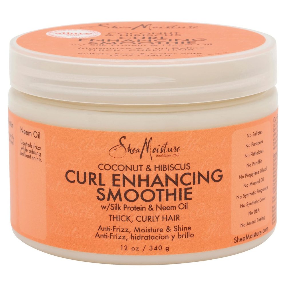 Shea Moisture Coconut Hibiscus Curl Enhancing Smoothie, multi, 12 Ounce (290223 )