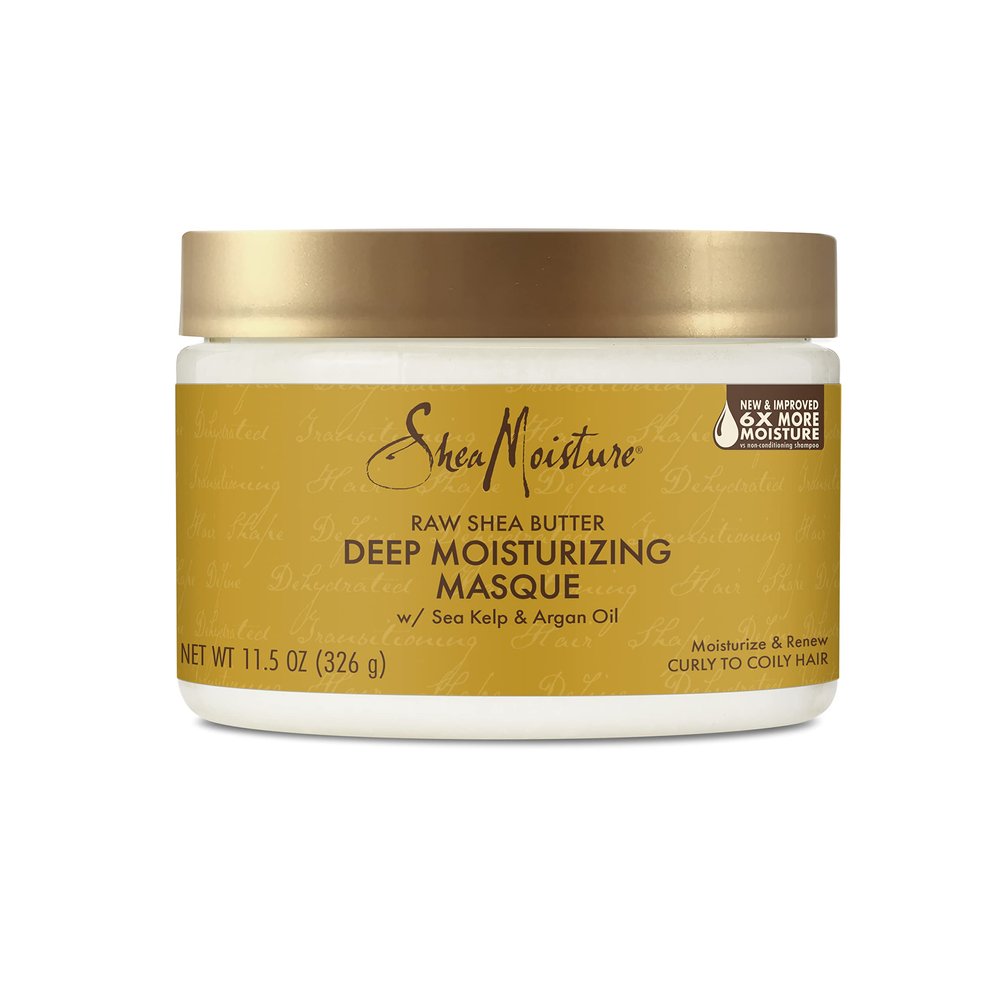 SheaMoisture Raw Shea Butter Deep Treatment Masque Hair Treatment, 12 Ounce