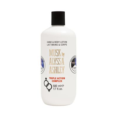Alyssa Ashley Musk Hand Body Lotion - Hand Lotion for Dry Hands - Body Cream for Women and Men - Hydrating Cream for Smooth Skin - 16.9 oz