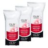 Olay Makeup Remover Wipes, Regenerist Micro-Exfoliating Wet Cleansing Cloths, Facial Cleanser for Women - Exfoliates, Refreshes, Smooths Texture, Travel Approved, 30 ct - 3 Pack view 1