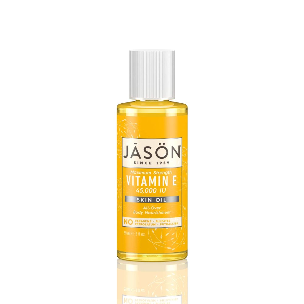 JASON Vitamin E 45,000 IU Skin Oil, Maximum Strength, 2 Ounce Bottle