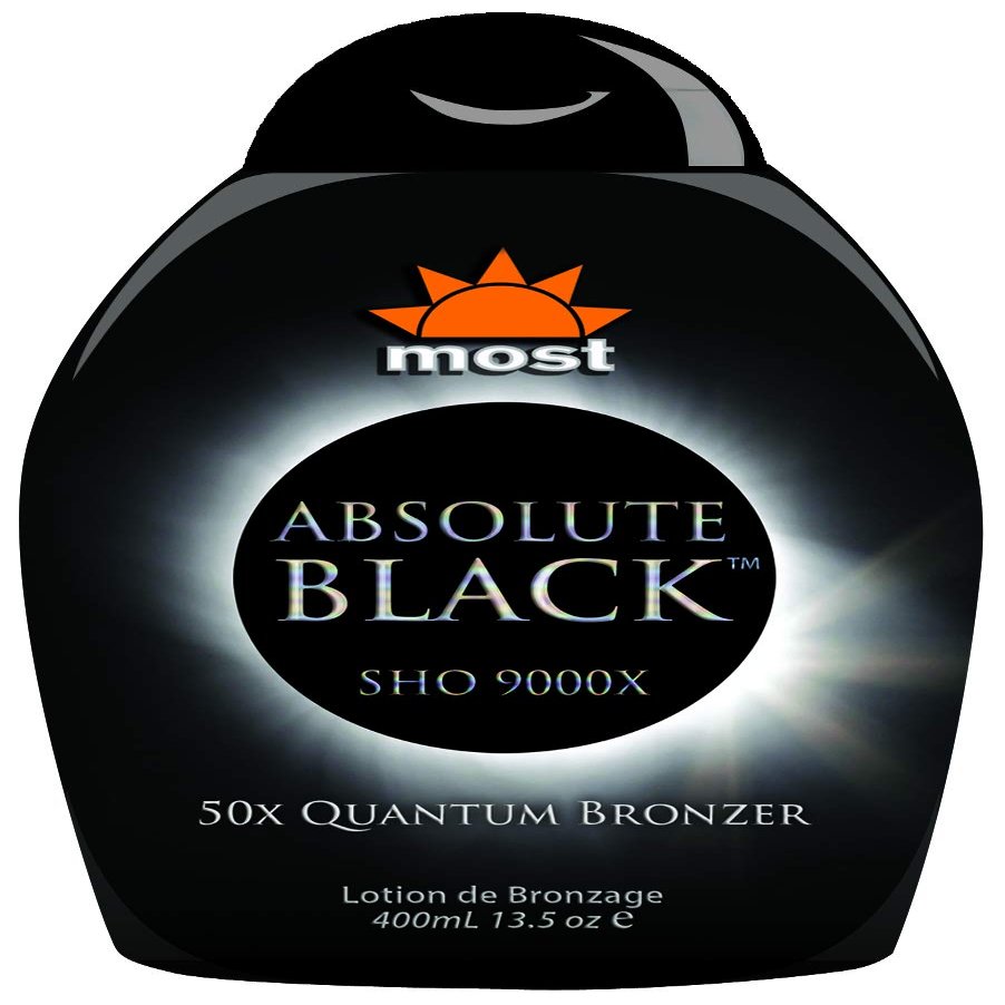 2010 Most Products - Absolute Black 50x Bronzer Tanning Lotion 13.5 oz.