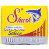 100 Shark Super Stainless Straight Edge Barber Razor Blades for Professional Barber Razors view 3