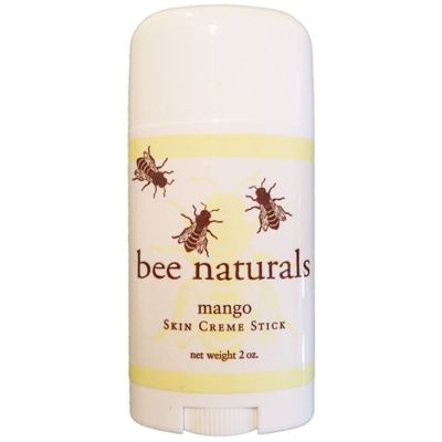 Bee Naturals Mango Hand Cream Stick  Solid Lotion for Deep Hydration & Protection with Beeswax & Natural Oils  Portable, Mess-Free, & Multi-Use Balm for Dry skin area- 2 Oz