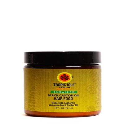 All Natural Black Castor Oil Hair Food | moisturize, thicken, strengthen & increase hair growth | Traditional Handmade Jamaican Black Castor Oil | Strong hair roots, scalp & hair growth - 4oz