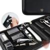 3 Swords Germany - brand quality 12 piece manicure pedicure grooming kit set for professional finger & toe nail care tweezers file clipper fashion leather case in gift box, Made by 3 Swords (33514) view 3