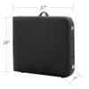SIERRA COMFORT All-Inclusive Portable Massage Table (Black), SC-901, 27.95"D x 72.05"W x 33.07"H view 3