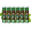 LIP BALM Mongo Kiss 6-Pack (6 tubes) by Eco Lips 100% Organic Beeswax & Cocoa Butter Lip Care with Organic Mongongo Oil - Soothe & Moisturize Dry & Cracked Lips - Made in USA. (Peppermint) view 1