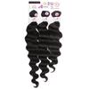 [7A Grade Unprocessed Brazilian Hair] Ali express Brazilian Human Hair 3 Bundles Ocean Wave -3 Bundles in 1 Pack Solution -Naturl Black (12+14+16) view 4
