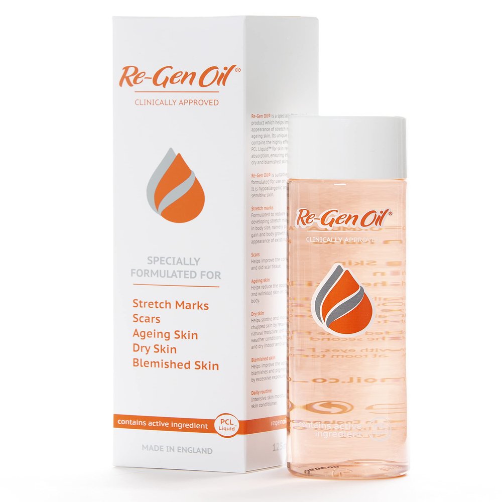 Re-Gen Oil - Improve the Appearance of Scars, Stretch Marks and Uneven Skin Tone -1 x 125 ml