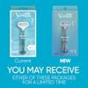Gillette Venus Smooth Razor for Women, Includes 1 Reusable Razor Handle + 2 Count 3-Bladed Refills, Ergonomic Soft Grip Handle view 2