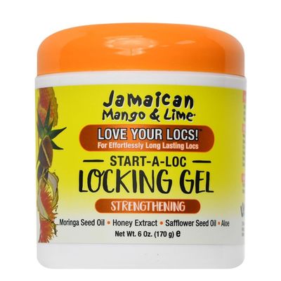 Jamaican Mango & Lime Love Your Locs Start-A-Loc Gel Extra Hold & Shine for Locs, Twists & Braids Long-Lasting Styling for Natural Hair & Protective Styles 6 oz
