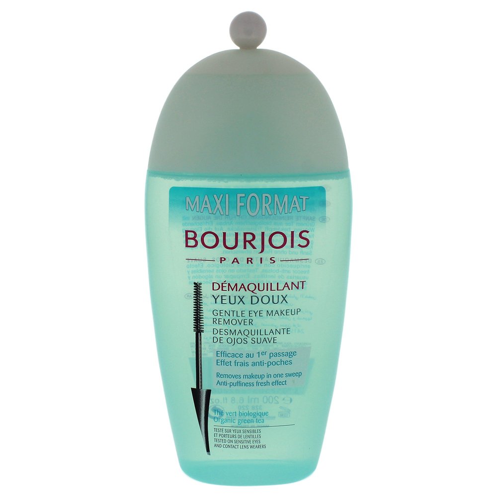 Bourjois Maxi Format Demaquillant Organic Green Tea Gentle Eye Makeup Remover for Women, 6.8 Ounce