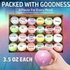 Bulk Bath Bombs Gift Set - 24 Nurture Me Organic Bath Bomb Kit - Moisturizing Bath Bombs Bath Gift Set  Best Birthday Gifts for Women, Mom, Girls, Teens, Her view 4