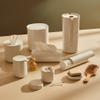 Alessi Birillo Cotton Swabs Holder Aleesi PL09 W Birillo Cotton Swabs Holder, White view 4