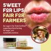 Eco Lips Brown Sugar Lip Scrub 2 Pack - 100% Organic Lip Care Treatment with Organic Sugar and Coconut Oil - Gently Exfoliate and Polish Dry, Flaky Lips, 0.50 oz jars view 3