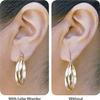 Lobe Wonder - The ORIGINAL Ear Lobe Support Patch for Pierced Ears - Eliminates the Look of Torn or Stretched Piercings - Protects Healthy Ear Lobes from Tearing - 360 Patches - Clear & Latex-Free view 3