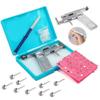 New Set of 97 Steel Ear Nose Navel Body Piercing Gun With Studs Tool Kit Professional Set view 1