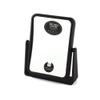 Danielle Creations 6.75-Inch Magnifying Vanity Makeup Mirror Rectangular Soft Touch Finish with 7X Magnification and 360 Swivel, Black view 3