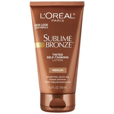 LOreal ParisSUBLIME BRONZE Tinted Self-Tanning Lotion Medium Natural Tan 5 oz