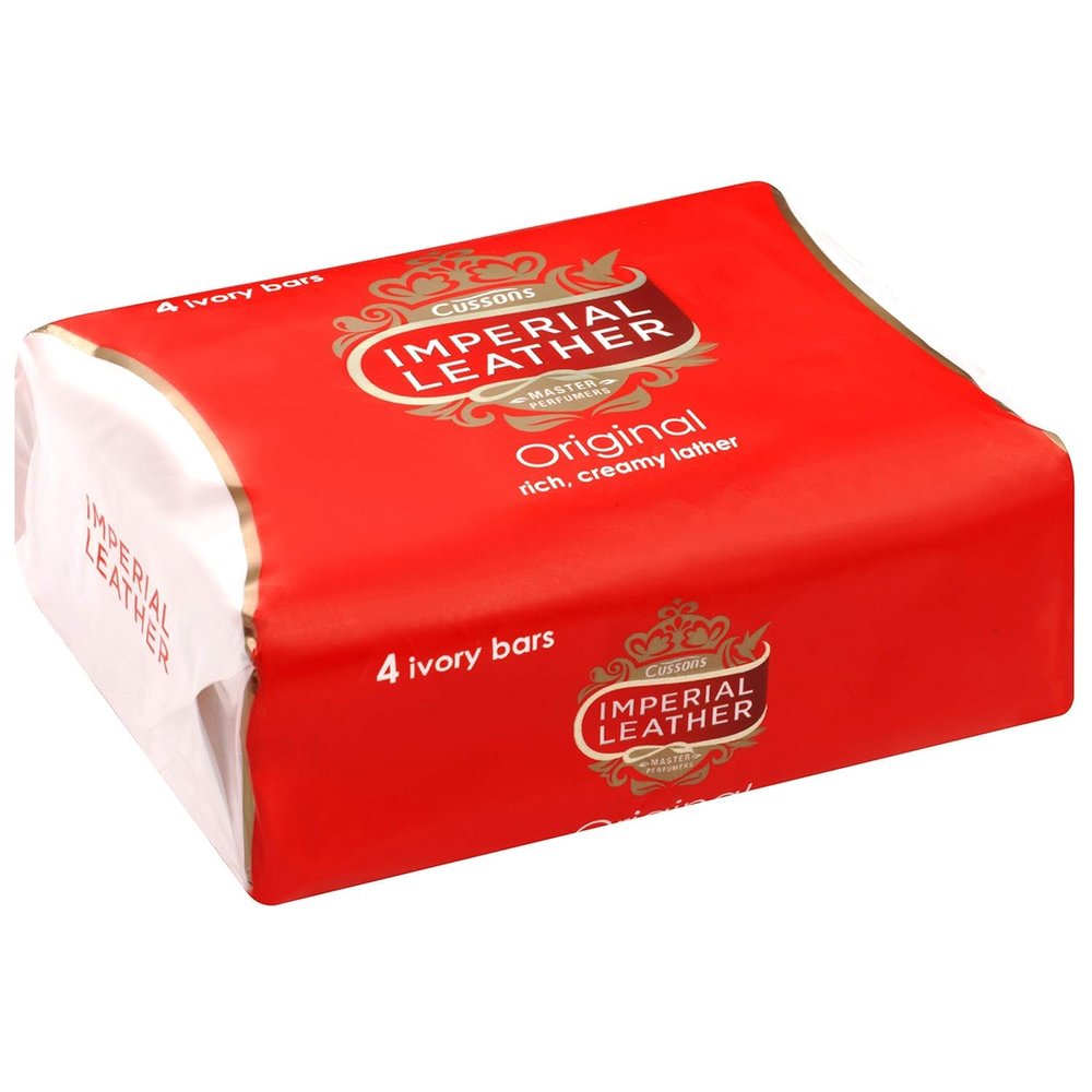 Cussons Imperial Leather Original Bar Soap - 4 Pack