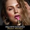 LPaige Designer Lipstick  Frosted Amethyst Sheen in Cool Berry Pink, with Aloe Vera-Based, Long-Lasting, Moisturizing Formula for Smooth, Soft, Hydrated Lips  Ideal for All-Day Wear, Shade L53 view 2