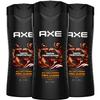 AXE Men's Body Wash, Dark Temptation, 3-Pack, 12H Refreshing Chocolate Scent, 16 Fl Oz Ea view 1