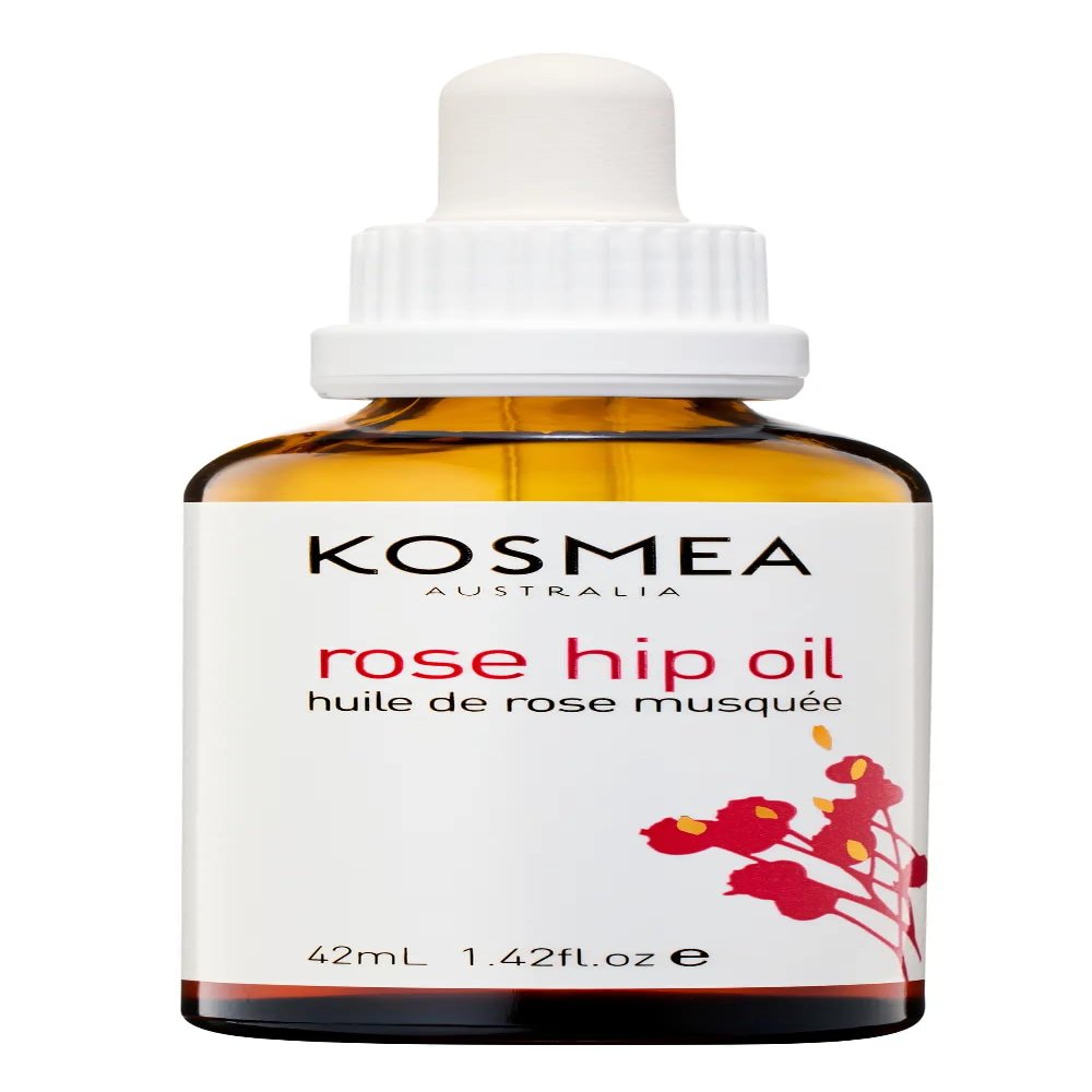 Kosmea Rosehip Oil Sustainably Harvested, Anti-Aging Benefits for Face & Body Premium Quality Oil Using the Entire Fruit, Seed & Skin - 1.42 fl oz