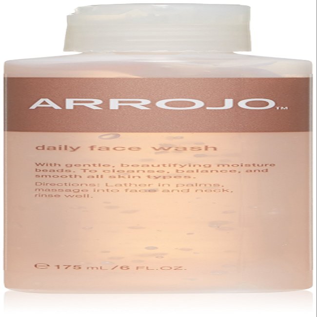 ARROJO Daily Facial Cleanser  Hydrating Face Wash for Women & Men  Face Cleanser w/ Moisture Beads & Minerals  Cleansing, Balancing, & Smoothing Facial Skin Care Products for All Skin Types (6 oz)