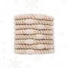 L. Erickson Pony Hair Ties - Camel Beige - 8 Pack Ponytail Holders - No Damage Tan White Color Hair Bands, Accessories and Hair Ties for Women view 1