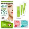 Nad's Facial Wax Strips - Hypoallergenic All Skin Types - Facial Hair Removal For Women - At Home Waxing Kit with 20 Face Wax Strips + 4 Calming Oil Wipes + Skin Protection Powder view 1