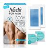 Nad's For Men Body Wax Strips - Wax Hair Removal For Men - At Home Waxing Kit With 20 Waxing Strips + 2 Calming Oil Wipes view 1